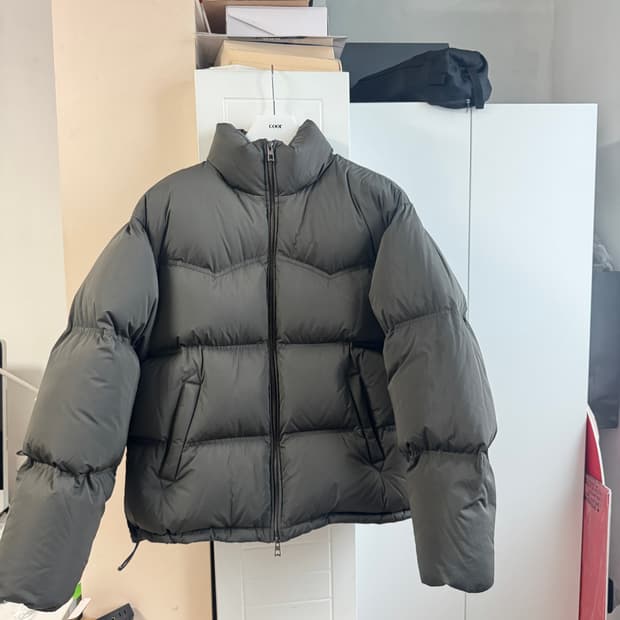 애프터프레이 웨스턴 푸퍼 재킷 다크 카키 L 패딩