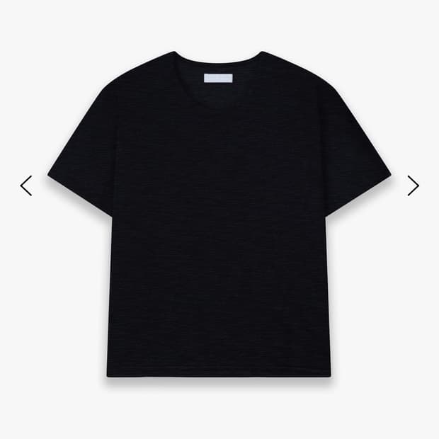 레스 fin 티셔츠 블랙 1