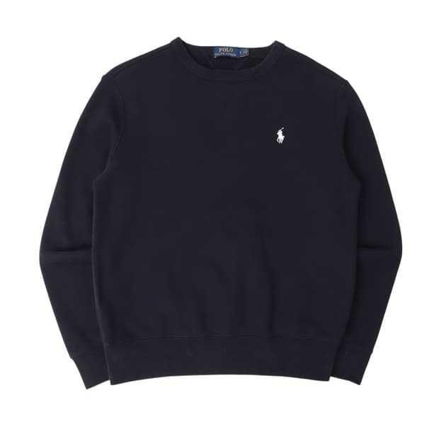 폴로 랄프로렌 네이비 코튼 스웻셔츠