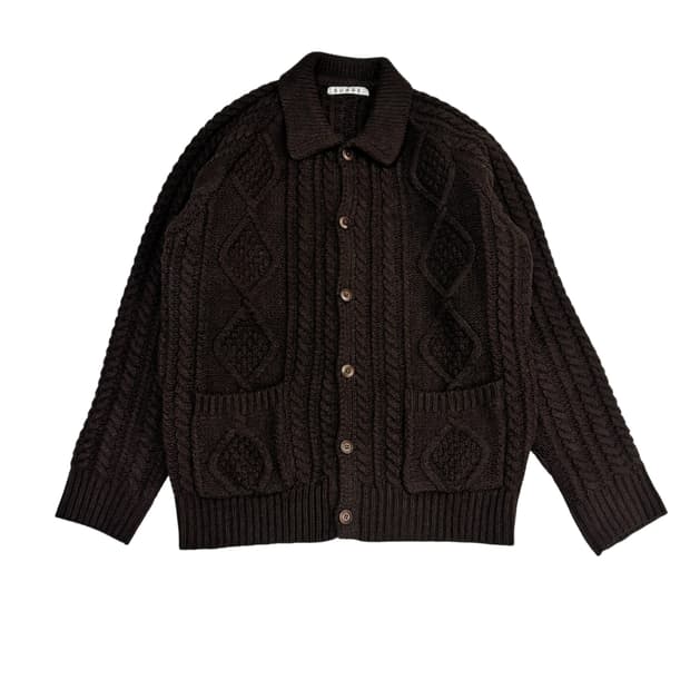 수아레 에어울 아란 니트 가디건