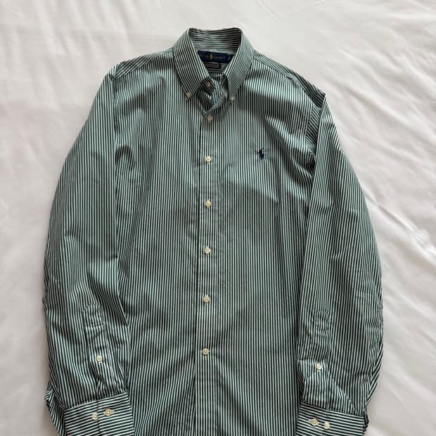 폴로 랄프로렌 이지케어 스트라이프 셔츠