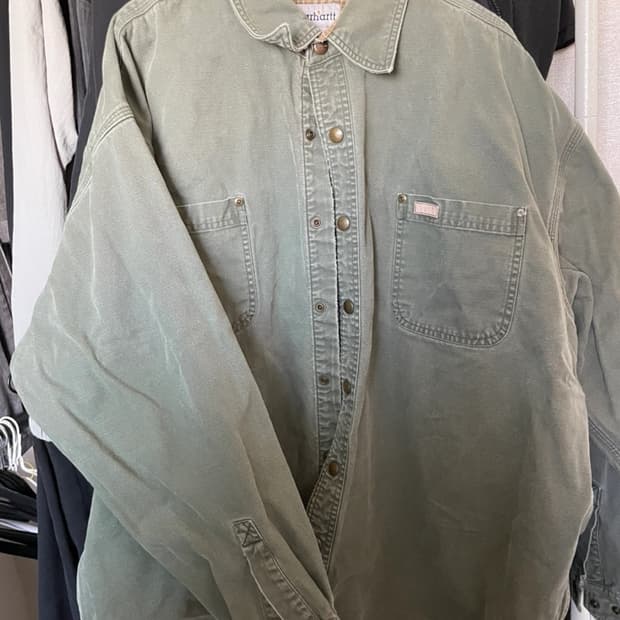 칼하트 빈티지 셔츠 자켓 2xl