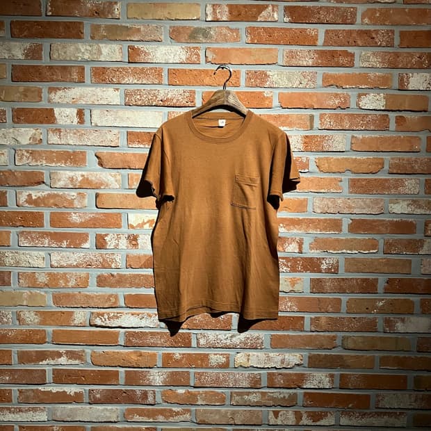 70s 80s USA 빈티지 포켓 티셔츠