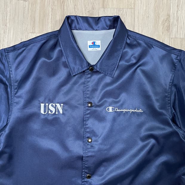 105) 90's 챔피온 미군 미해군 코치자켓(데드스탁)