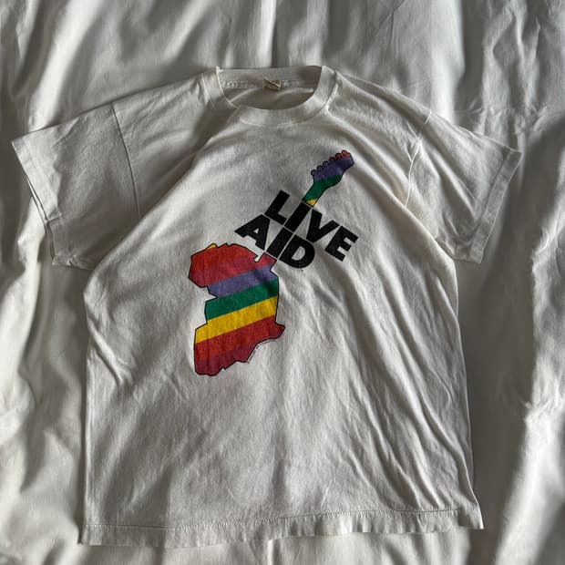 [XL] 80s Live aid 오리지널 티셔츠