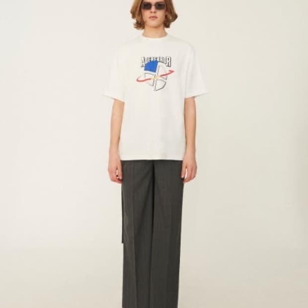 아더에러 19ss 슬라이스 티셔츠 화이트[3]