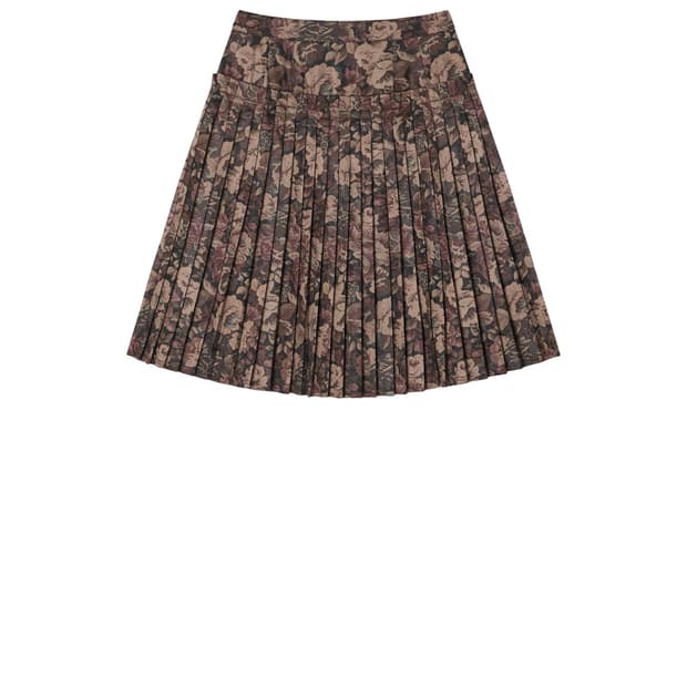 콜로신스 말리카 플리츠 스커트 flower