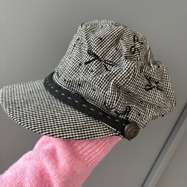 제비체크 클래식 트위드캡
