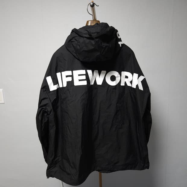 라이프워크 홑겹 여름 오버핏 후드 바람막이