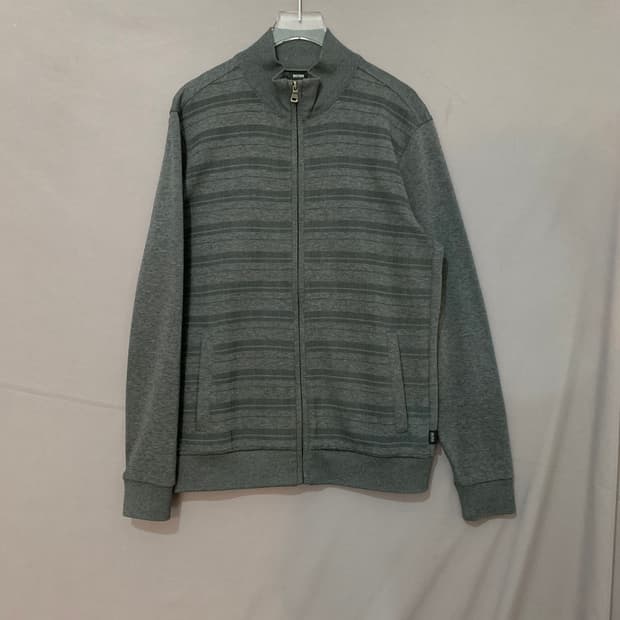 M BOSS 휴고 보스 스트라이프 니트 집업 가디건 자켓