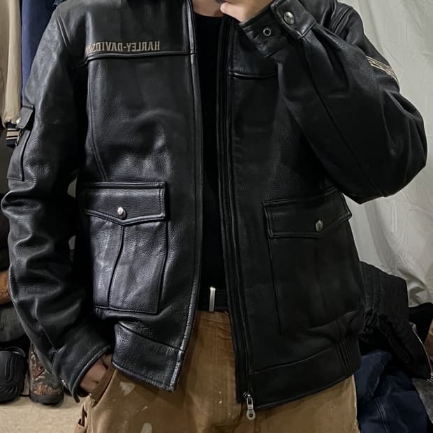 할리데이비슨 라이더자켓 가죽자켓