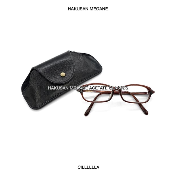 HAKUSAN MEGANE 백산안경 아세테이트 안경