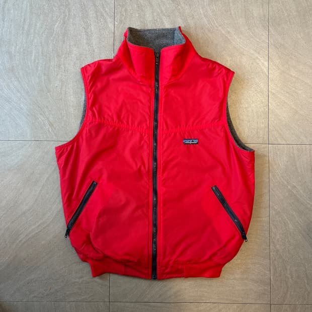 80년대 생산 파타고니아 쉘드 베스트 자켓