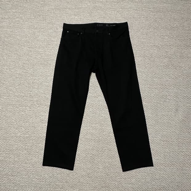 COS tapered pants work black