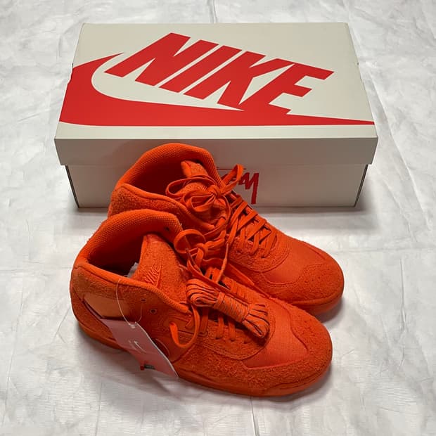 275) 나이키x스투시 에어 발토로 세이프티 오렌지