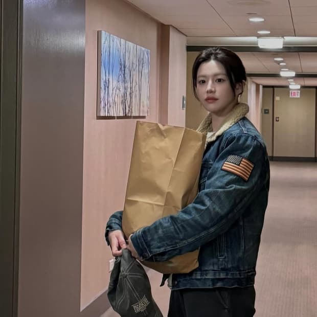 폴로 쉐르파 자켓 양털자켓 고윤정 자켓 