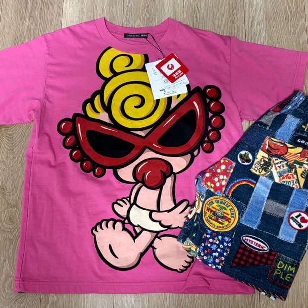 히스테릭글래머 히스미니 반팔티 130cm