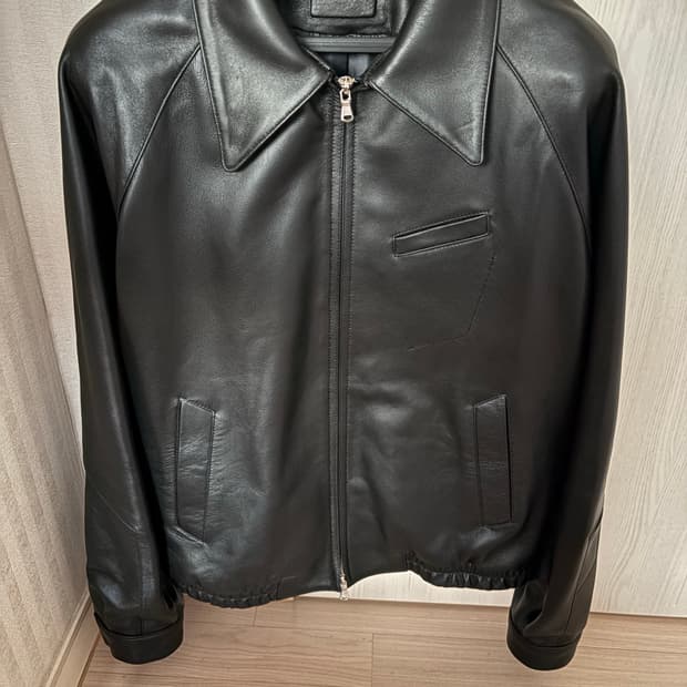 Appendix leather blouson /black