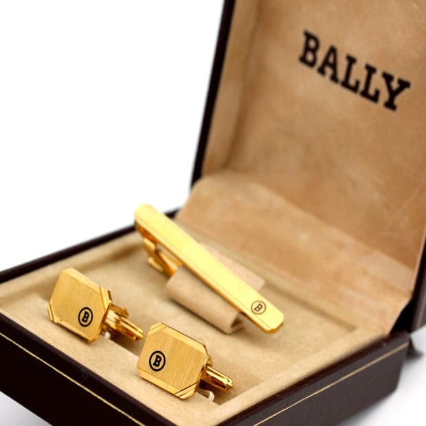 발리 A등급 5cm 독일 남자 명품 넥타이핀 커프스 세트