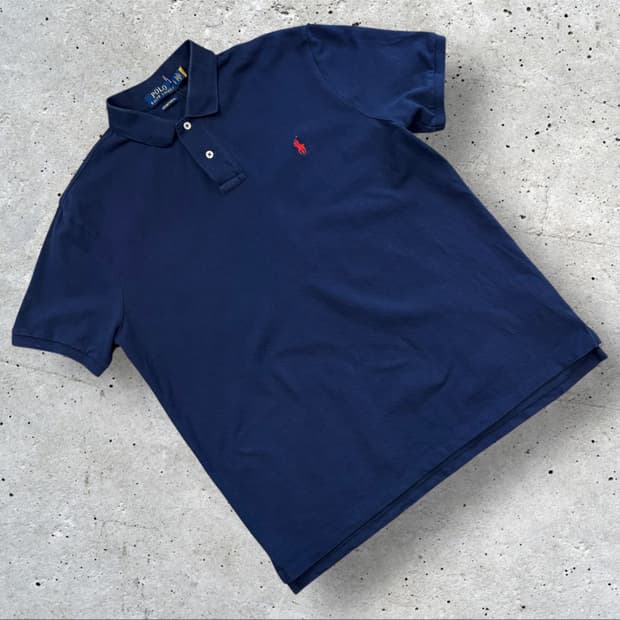 [L] 22s 폴로 랄프로렌 네이비 반팔 폴로티 C247
