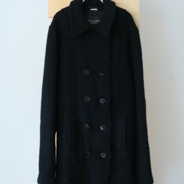 꼼데가르송 옴므 플러스 2007 축융 울 피코트 L