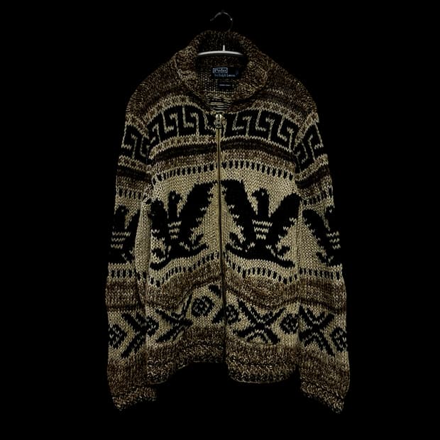 폴로랄프로렌 00s 코위찬 집업