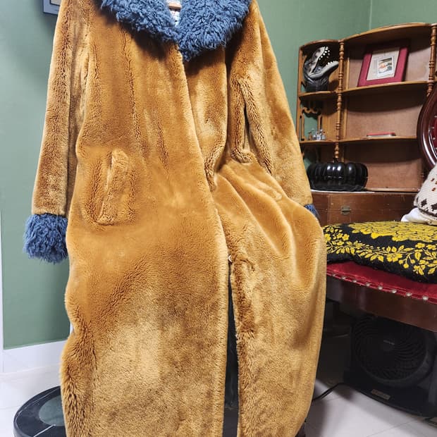 쉬림프스 테디베어 퍼 코트