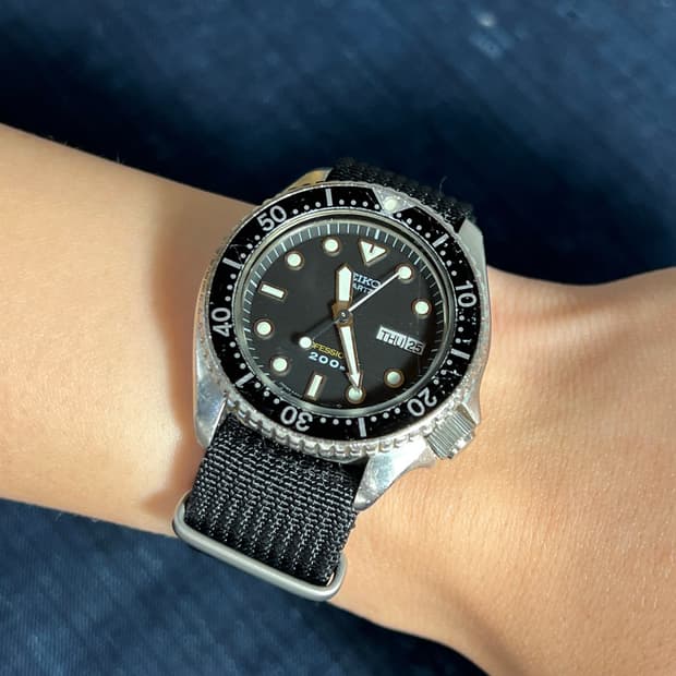 80s seiko 6458-6020 다이버워치