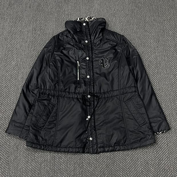 레오파드 디테일 자켓  v0130