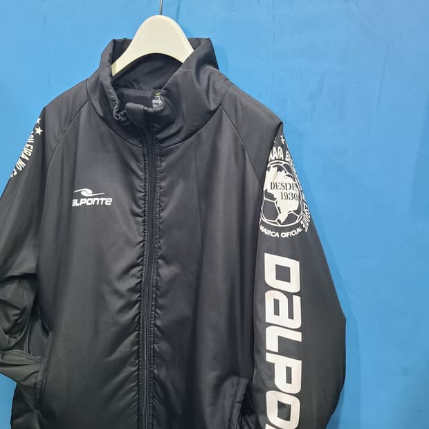 일본 빈티지 스포츠경량패딩like블록코어