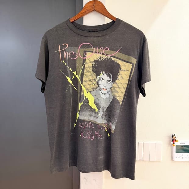 빈티지 80s The Cure 티셔츠