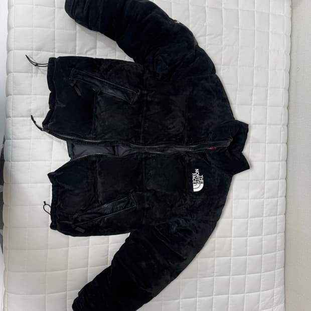 슈프림 노스페이스 스웨이드 눕시