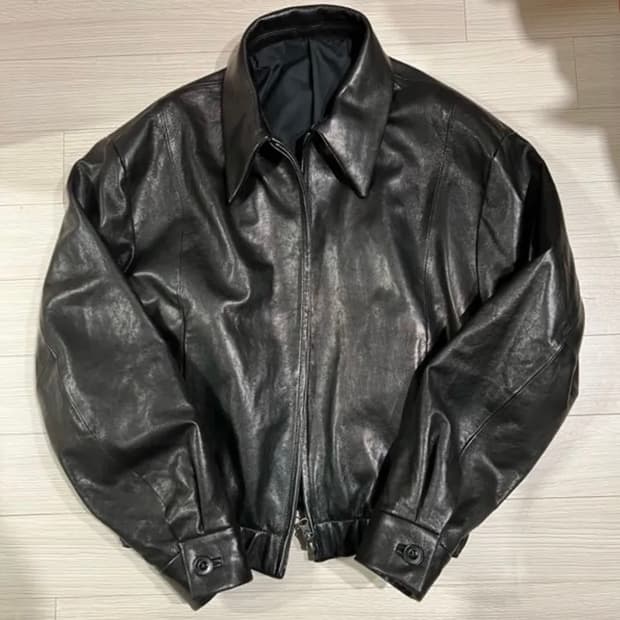 쿠어 램스킨 블루종