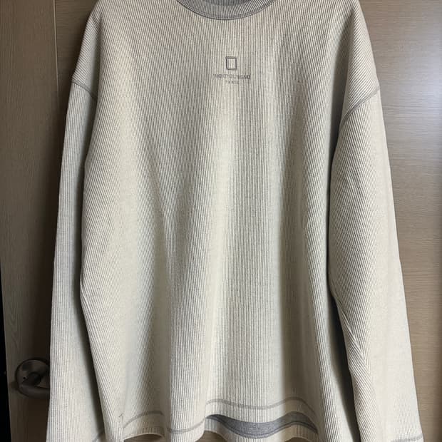 [50]우영미 25FW 아이보리 니트 스웨트셔츠