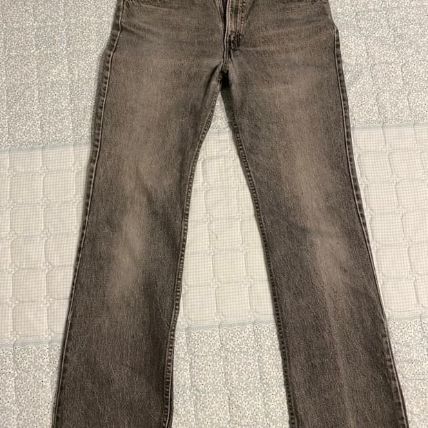 80s 리바이스 517 오렌지탭 흑청 33/34 usa