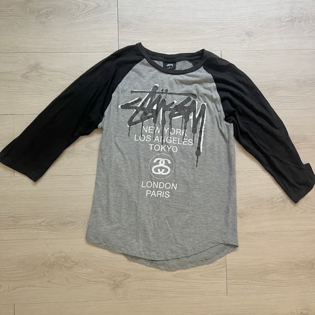 Stussy raglan tshirt
