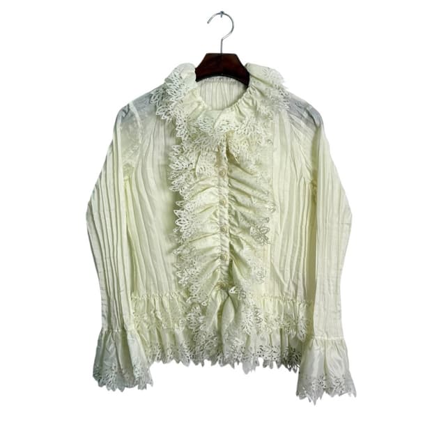 noko ohno 플리츠 탑