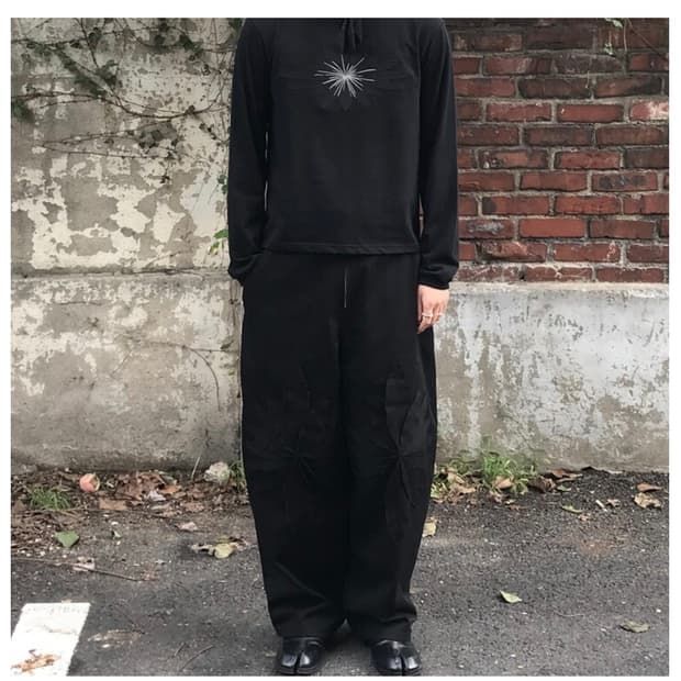 ggott WildflowerPants Black&Purple 1size