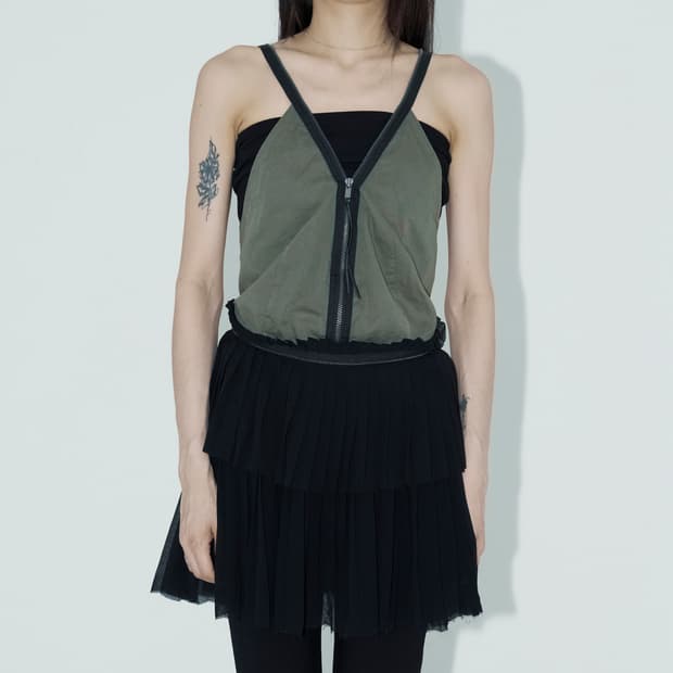 Diesel zipper halter top