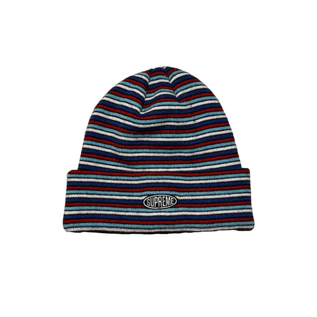 슈프림 멀티 스트라이프 비니