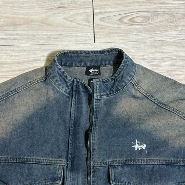 스투시 빈티지 청자켓