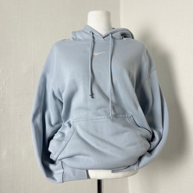 나이키 베이비 블루 후드티