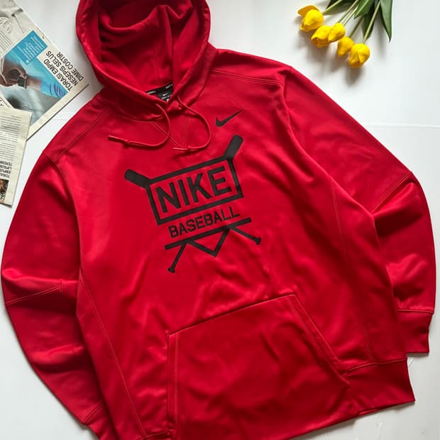 Nike 나이키 베이스볼 로고 풀오버 후드티