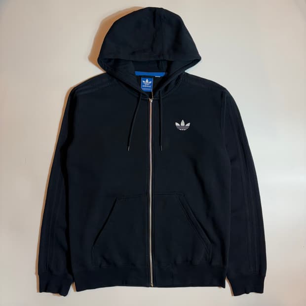 아디다스 오리지널 트레포일 파이어버드 삼선 후드 집업