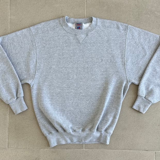 빈티지 러셀 스웻셔츠 그레이 S USA
