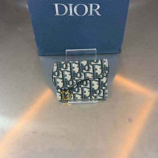 [리오브] 디올 오블리크 새들 카드지갑