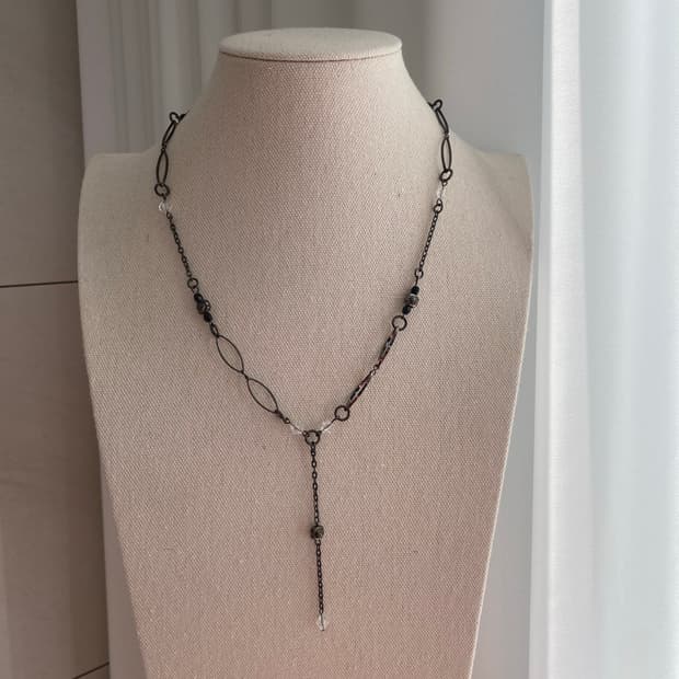 빈티지 드롭 목걸이