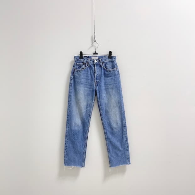 리던 stove pipe 데님