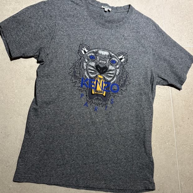 겐조 타이거 반팔티 그레이 M