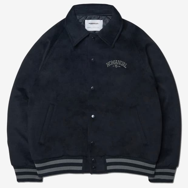 노매뉴얼 바시티 자켓